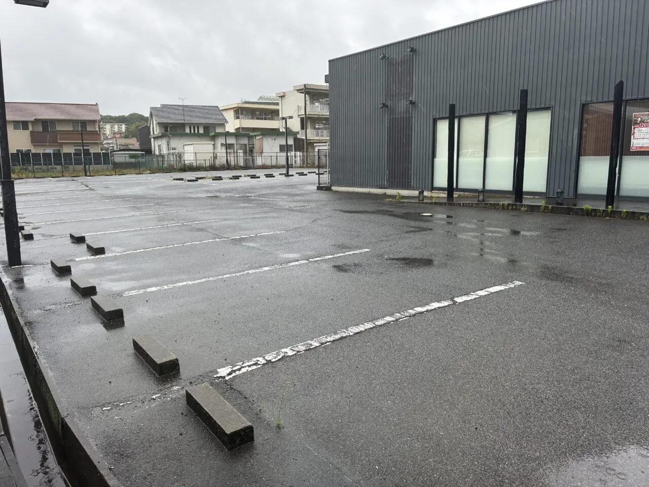 牛角笹沖店駐車場