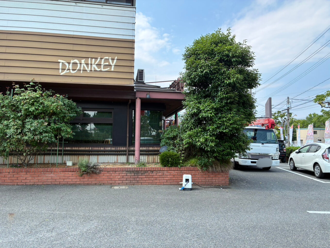 びっくりドンキー倉敷市役所前店工事の様子