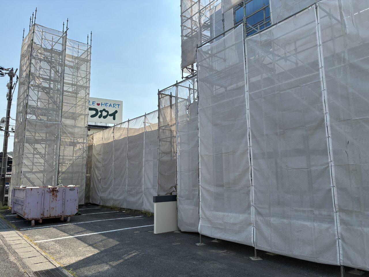 WECLE倉敷店建設現場