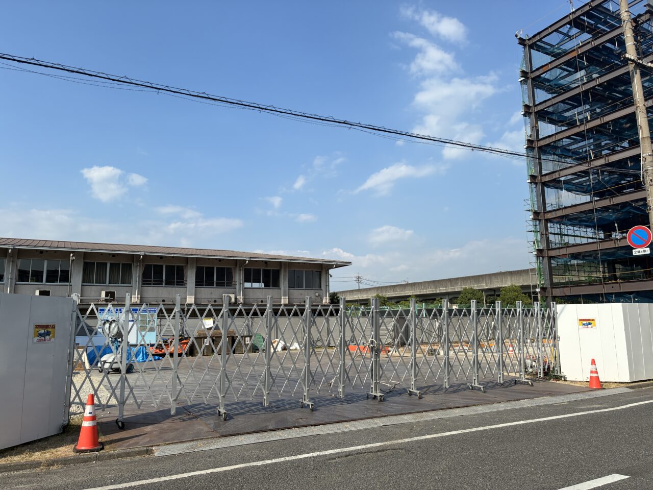 水島のABホテル建設中