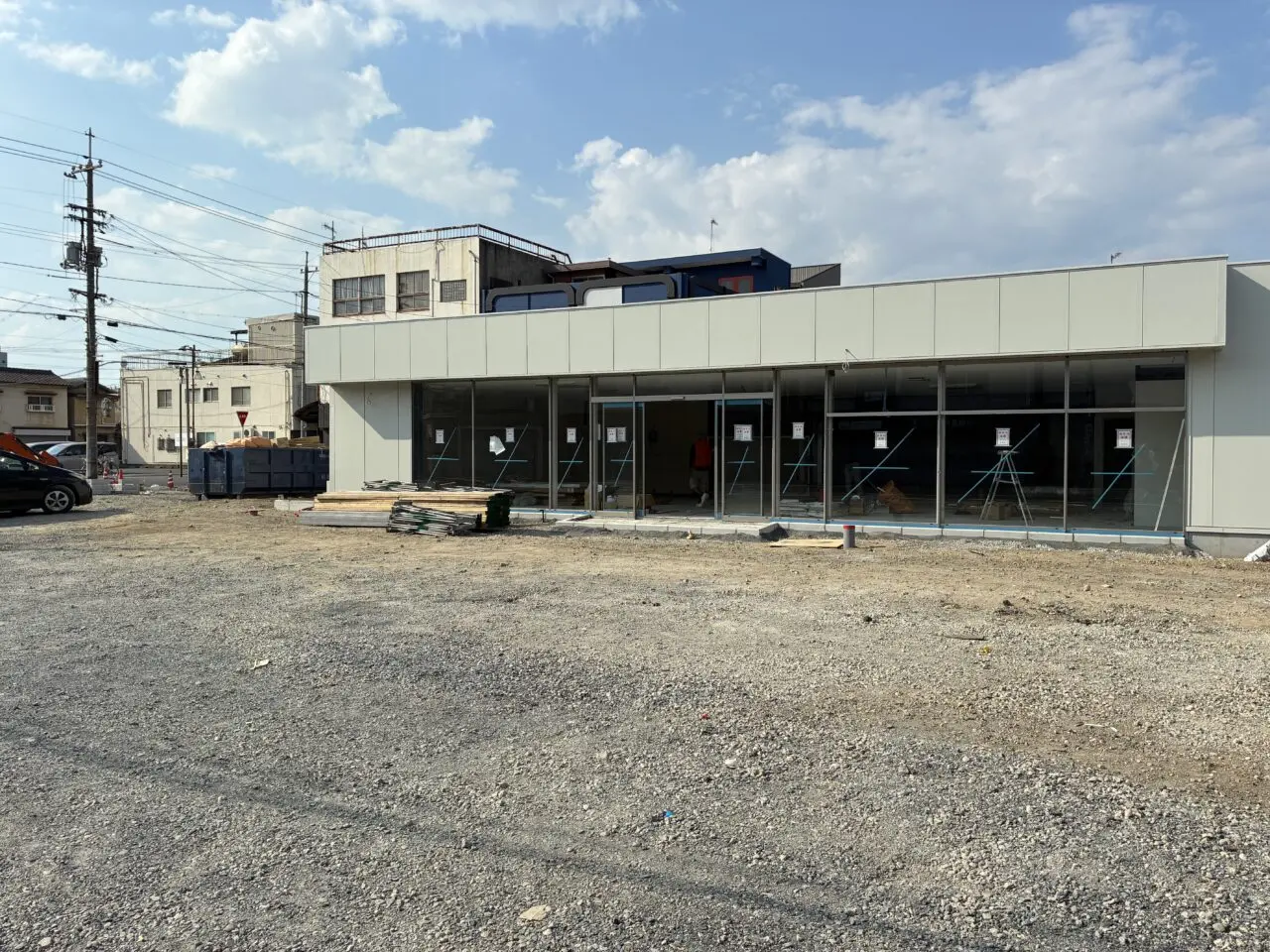 LAWSON建設中の写真