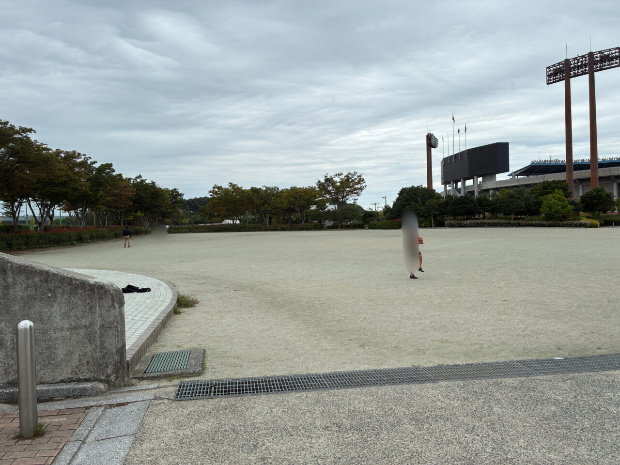 マスカットスタジアムのイベント広場
